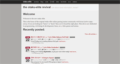 Desktop Screenshot of otaku-elite.com