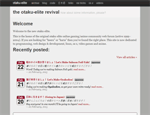 Tablet Screenshot of otaku-elite.com